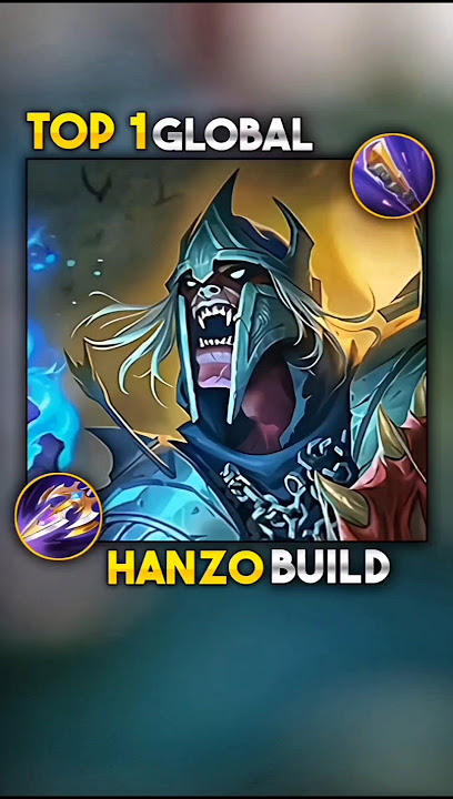 ✅ TOP 1 GLOBAL HANZO BUILD EMBLEM | HANZO BEST BUILD AND EMBLEM 2025 #mobilelegends #hanzo #mlbb
