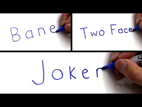 artist-turns-words-into-pictures!-drawing-batman-villians-from-their-names!