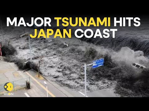 Japan Earthquake Tsunami News LIVE Massive Earthquake Strikes Japan Triggering Tsunami WION LIVE 