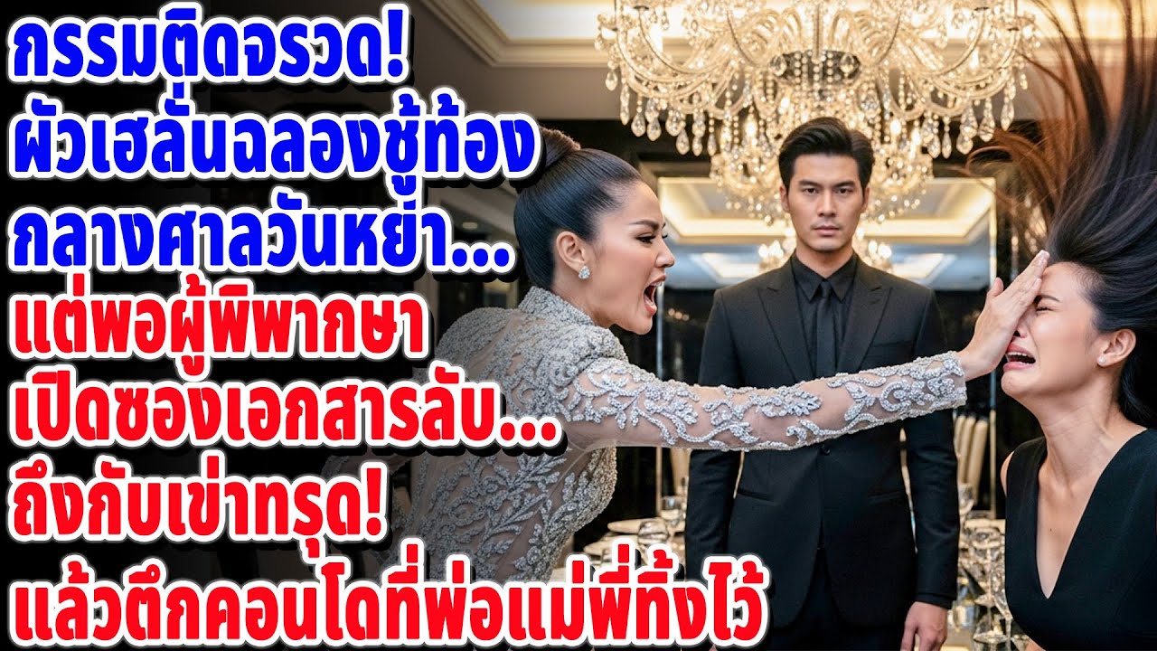 "ตบอีกสิ!" สามีตะโกนลั่น 💥 แต่แล้วก็ต้องคุกเข่า เมื่อพี่ชายฉันก้าวลงมาพร้อมกับ...