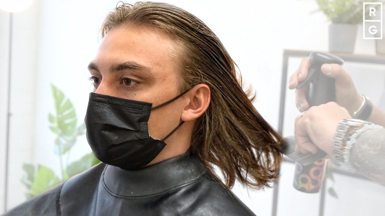 He CUT The Long Hair OFF For A Short Sides Long Top Haircut (HUGE  TRANSFORMATION 🔥) - YouTube