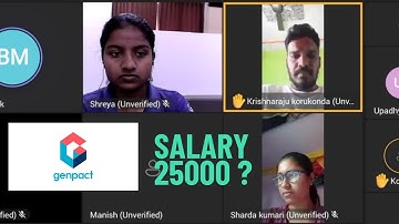 Genpact interview Live #interview