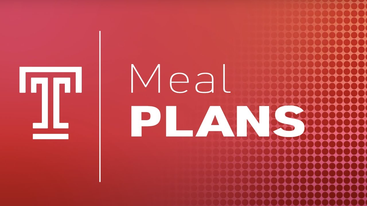 Temple University Meal Plans YouTube