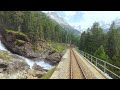 ★ 4K Tirano - St. Moritz summer cab ride, Italy to Switzerland [06.2020]