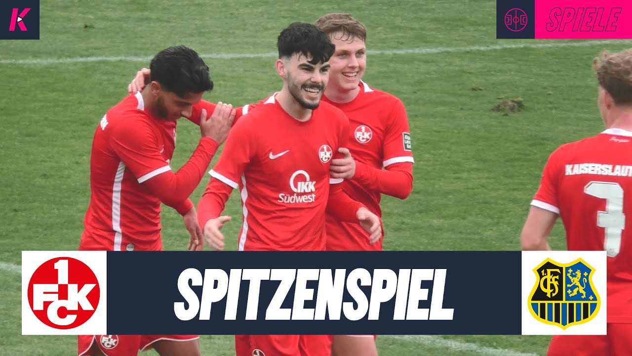 Zwei Freistoßtore! Stürmt der FCK-Nachwuchs weiter Richtung Aufstieg? Kaiserslautern - Saarbrücken