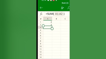 how to use sum formula in excel on mobile/ Sum Function In excel on mobile #MS_excel_in_Mobile