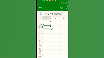 how to use sum formula in excel on mobile/ Sum Function In excel on mobile #MS_excel_in_Mobile