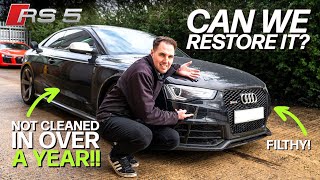 Not Cleaned In Over A YEAR!! Can We Restore This Audi RS5?