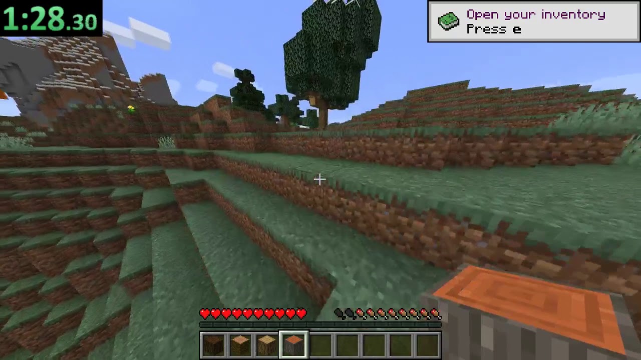 Minecraft All Wood Logs Random Seed 2:21 [World Record] - YouTube