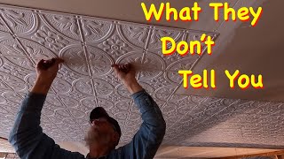 I Found Out How to Install New PVC Ceiling Tiles | Engels Coach Shop screenshot 5
