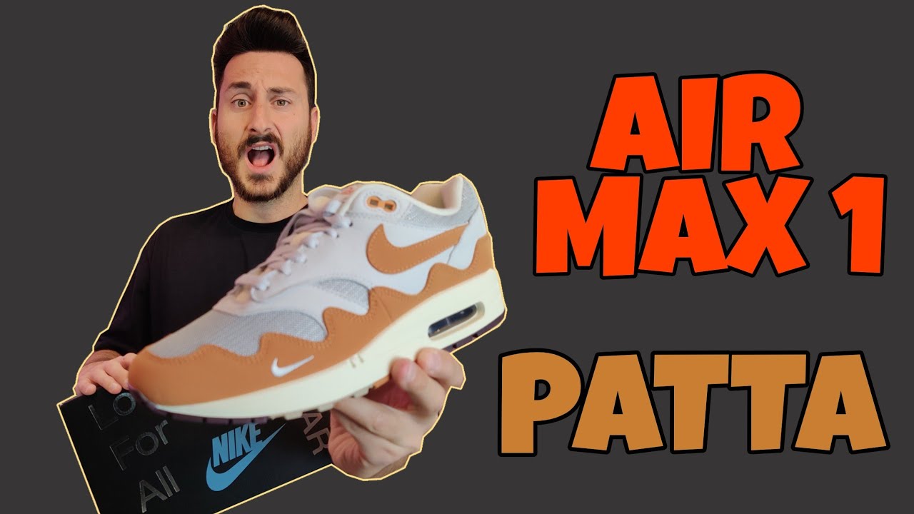 Nike Air Max 1 Patta Waves Monarch Sneakers