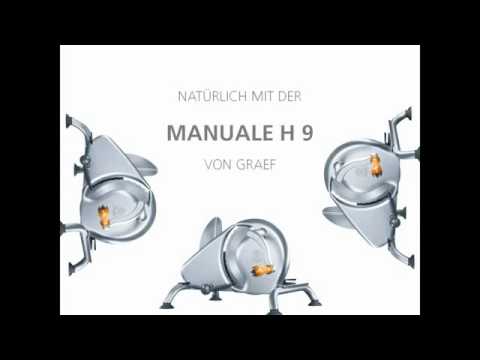 4595 - Graef - Handsnijmachine Manuale H9 - YouTube | Allesschneider