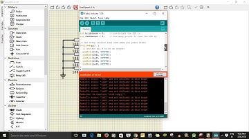 Electronic circuit simulator simulIDE simulation arduino uno LED Fade circuit