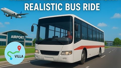 Bus Terminal to Airport with Passengers 🚍✈️ 3D Driving Class 2025 | 3D Driving Simulation Gameplay