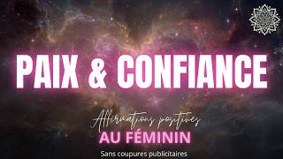 Tout Saligne Puissantes Affirmations Positives De Confiance Pour Elle
