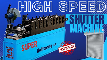 Super - Rolling Shutter Making Machine | Shutter Rolling Machine | 9829023969 | New Business