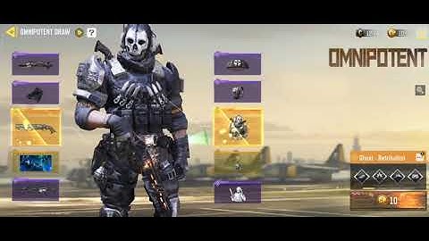 Got lucky in OMNIPOTENT draw | Legendary ghost skin | Ghost - Retribution | CALL OF DUTY MOBILE