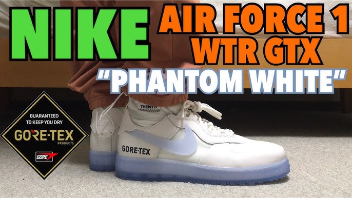 Nike Air Force 1 WTR Gore-Tex Phantom White Sneaker Unboxing 