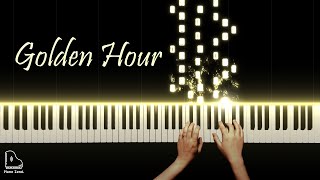 JVKE - Golden Hour (Piano Cover) - Tutorial