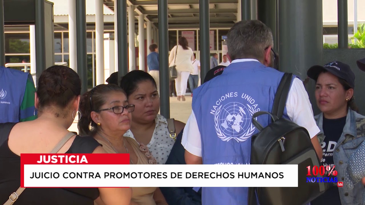 tv kanalları Inicia juicio contra promotores de derechos humanos de Nicaragua