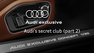 Crazy unimaginable Audi exclusive options and features list for Audi A8, S8 and W12