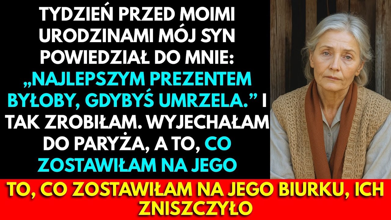 Syn Powiedział: 'Najlepszym Prezentem Na Urodziny Byłaby Twoja Śmierć', Więc Anulowałam Hipotekę.