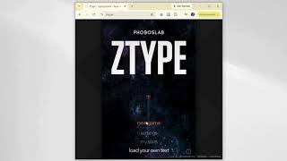 Want to improve your typing speed This game can help you achieve that. Checkout ZTYPE