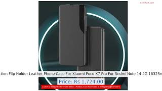 Attraction Flip Holder Leather Phone Case For Xiaomi Poco X7 Pro For Redmi Note 14 4G 16325mm Fo