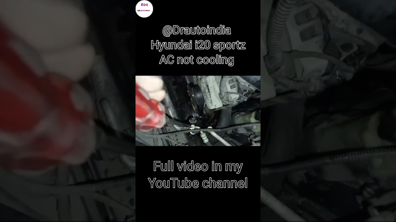 Hyundai i20 sportz AC not cooling 