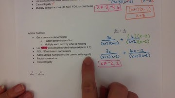 Algebra 2   8.4-8.5 Overview