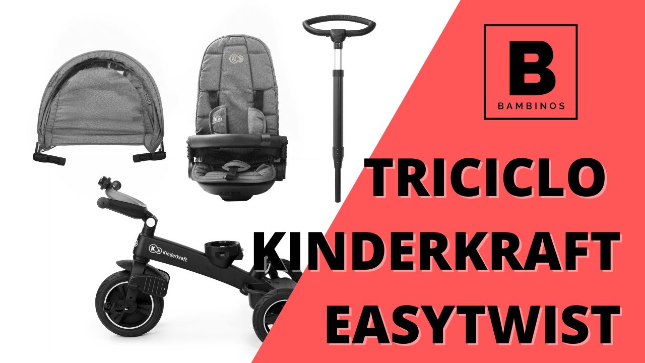 Triciclo Reclinable Twipper de Kinderkraft
