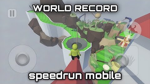 Human: Fall Flat Golf Map Speedrun in Mobile | World Record | ANY% 16 SECONDS