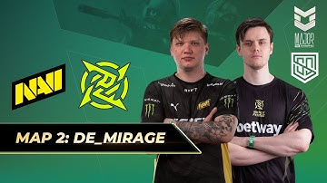 [FULLMATCH] DE_MIRAGE | NAVI VS NIP | LEGENDS STAGE | PGL MAJOR ANTWERP 2022
