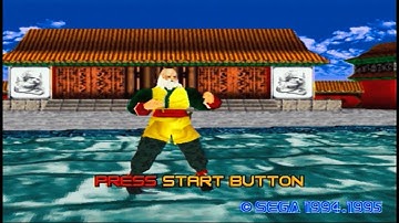 Virtua Fighter 2   Attract Mode Intro 60fps [Sega Saturn]