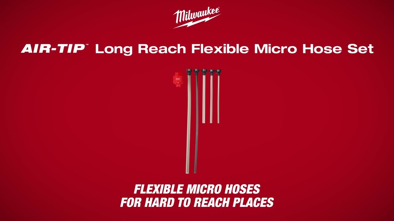 Milwaukee AIR-TIP Long Reach Flexible Micro Hose Set 49-90-2037 