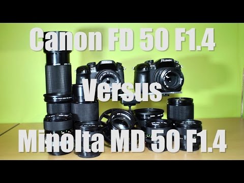 Vintage lens review: Canon FD 50mm F1.4 versus Minolta MD 50mm F1.4