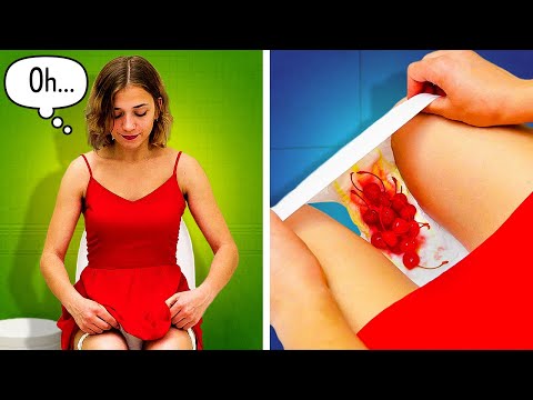 40 WOMEN'S FAILS, PERIODS FAILS, USEFUL HACKS AND CRAFTS FOR GIRLS