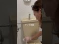 65歳シート1枚で簡単トイレ掃除 #掃除 #60歳代