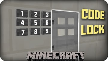 Minecraft | How to make working Combination Locks