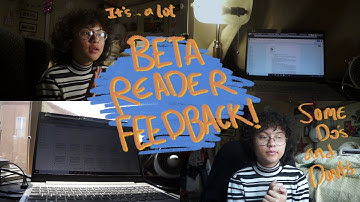 going through beta reader feedback! // writing vlog