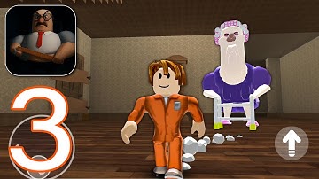 Obby Chapters Escape Barry - Escape Grumpy Gran  - Gameplay Walkthrough Part 3 (Android, iOS)
