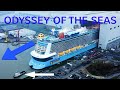 Amazing Float Out ODYSSEY OF THE SEAS | New Spectacular Ship for Royal Caribbean International