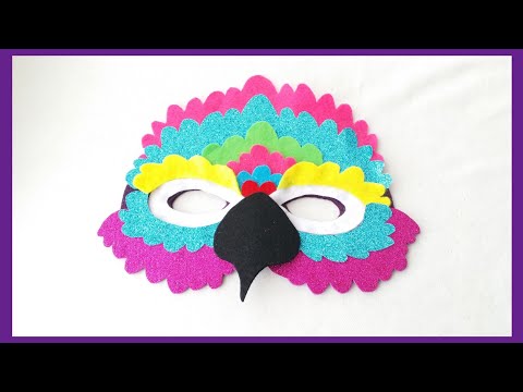 PAPAĞAN MASKESİ | MASKE YAPIMI | PARROT MASK