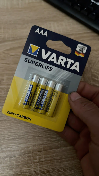 Varta AAA battery after 6 years old*it’s on vaccum*