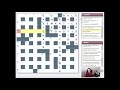 The Daily Telegraph Cryptic Crossword:  A Guided Solve