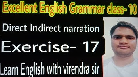 Direct indirect in English|Imperative sentences|Excellent English grammar class 10 | Direct indirect