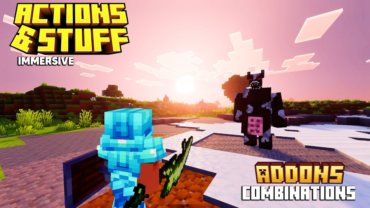 Minecraft BEST Actions & Stuff Mod Combinations in 1.21+/1.26+ (bedrock ...