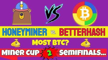 BetterHash | HoneyMiner | Who Wins?  Miner Cup 2