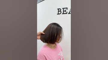 Bob haircut - Duỗi cúp tự nhiên 🤩 #kstownhair  #hungkshair