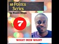 10 Points WHAT MEN WANT